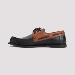 Elegante nude Lederloafer