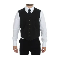 Elegante Schwarze Kleidweste