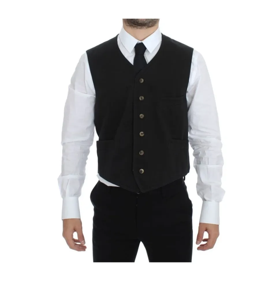 Elegante Schwarze Kleidweste