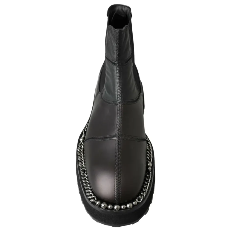 Elegante Schwarze Knöchel-Stretch-Stiefel