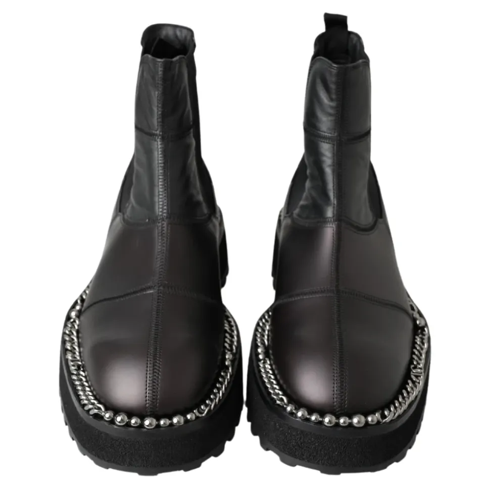 Elegante Schwarze Knöchel-Stretch-Stiefel