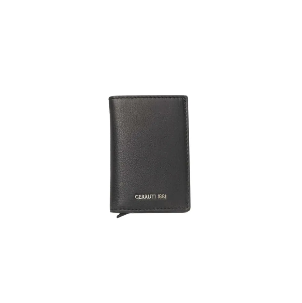 Elegante Schwarze Lederbrieftasche