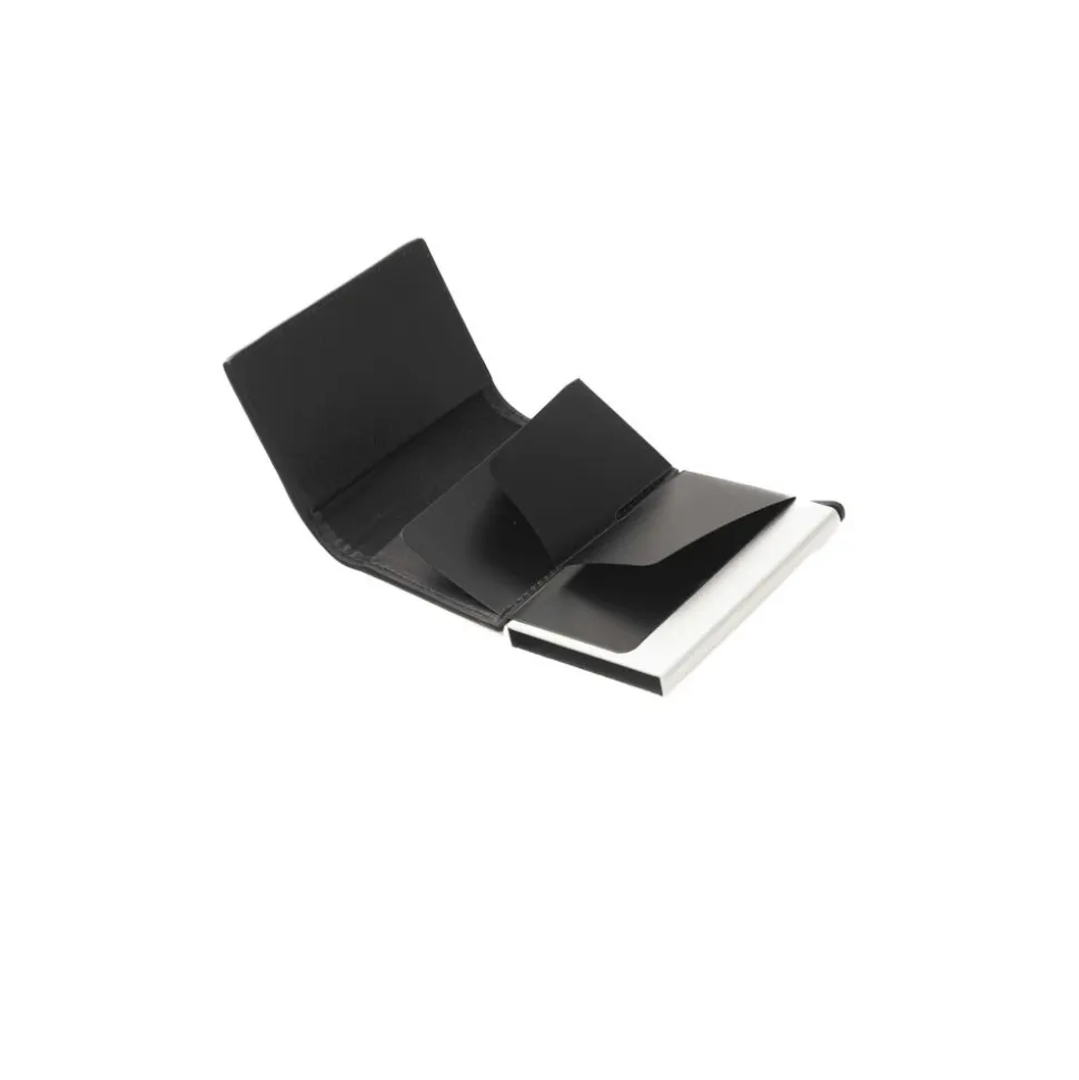 Elegante Schwarze Lederbrieftasche