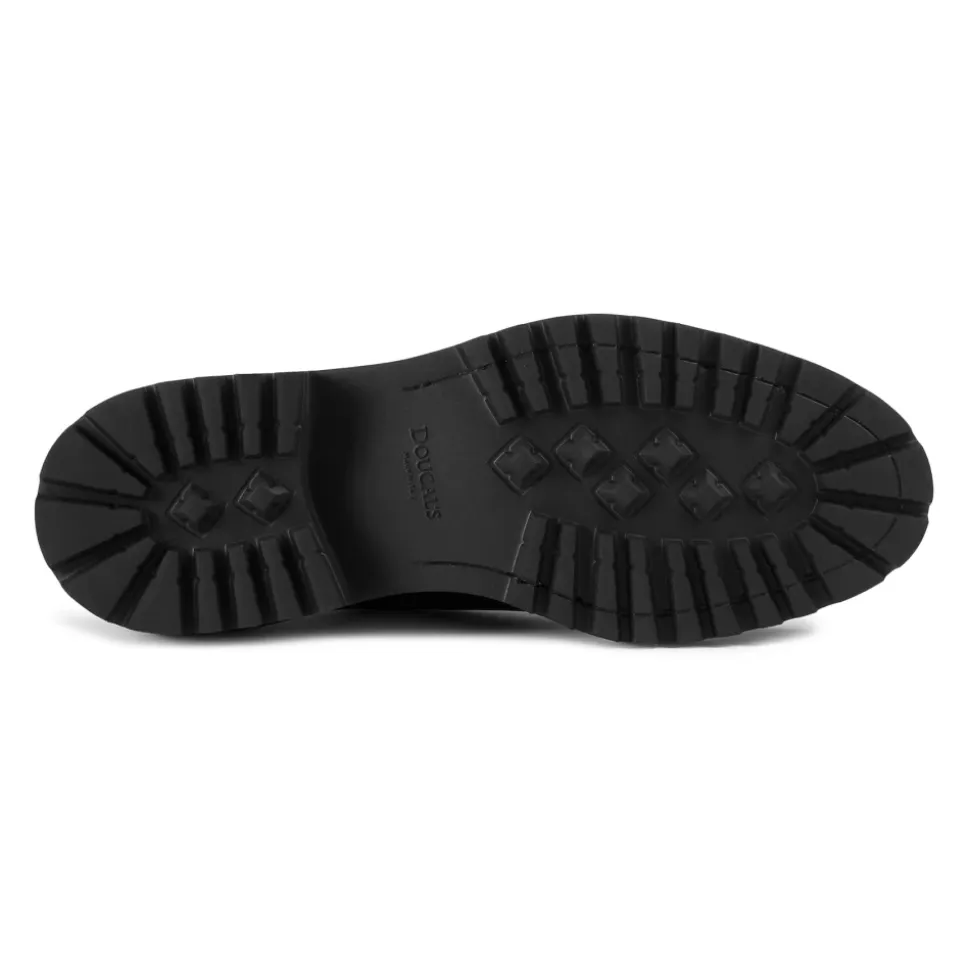 Elegante Schwarze Lederschnürschuhe