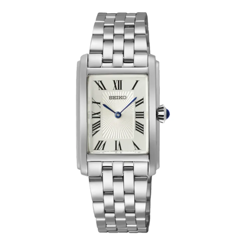Elegante Silberne Uhr für Stil und Funktionalität