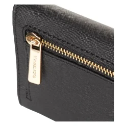 Elegante strukturierte Brieftasche mit Druckknopf