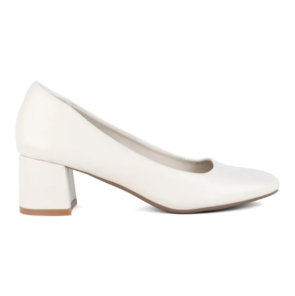 Elegante Weiße Formelle Pumps