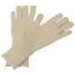 Elegante weie Kaschmirhandschuhe
