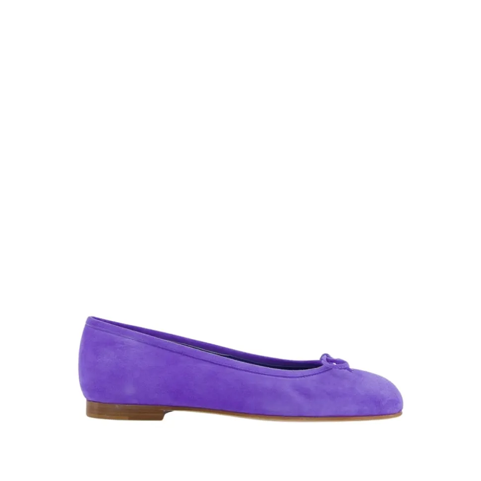 Elegante Wildleder Ballerinas mit Schleifendetail