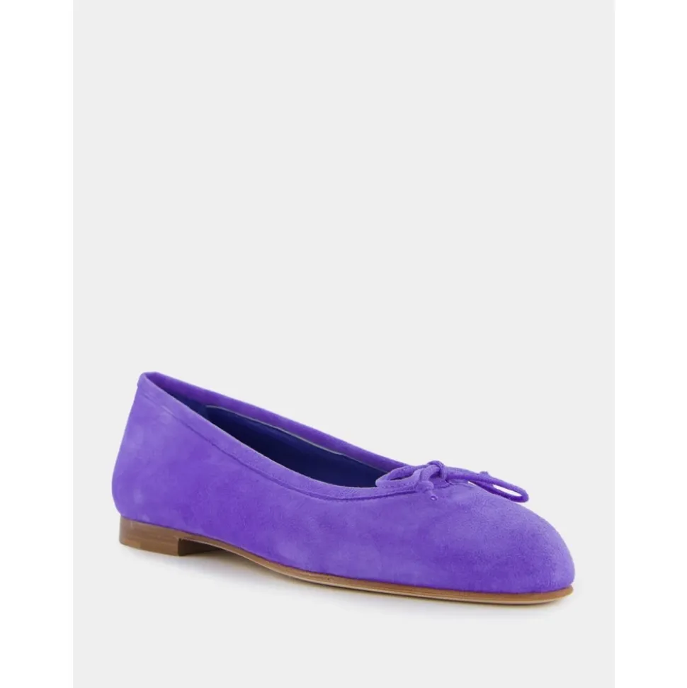 Elegante Wildleder Ballerinas mit Schleifendetail