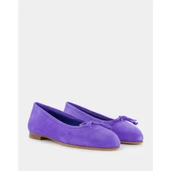 Elegante Wildleder Ballerinas mit Schleifendetail