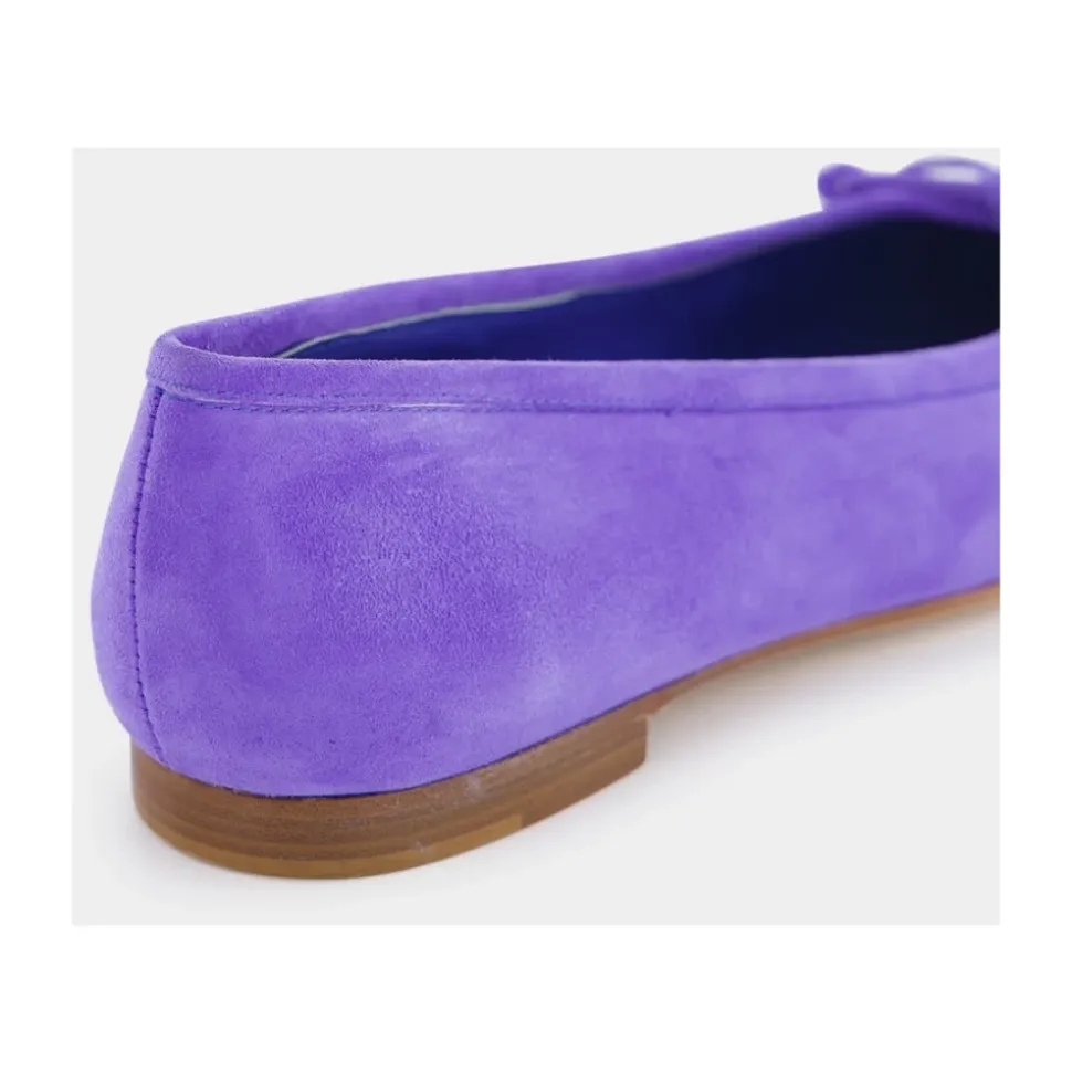 Elegante Wildleder Ballerinas mit Schleifendetail