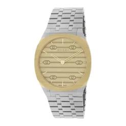Elegante zweifarbige Schweizer Uhr