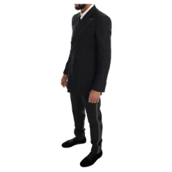 Eleganter Grauer Woll-Doppelreiheranzug