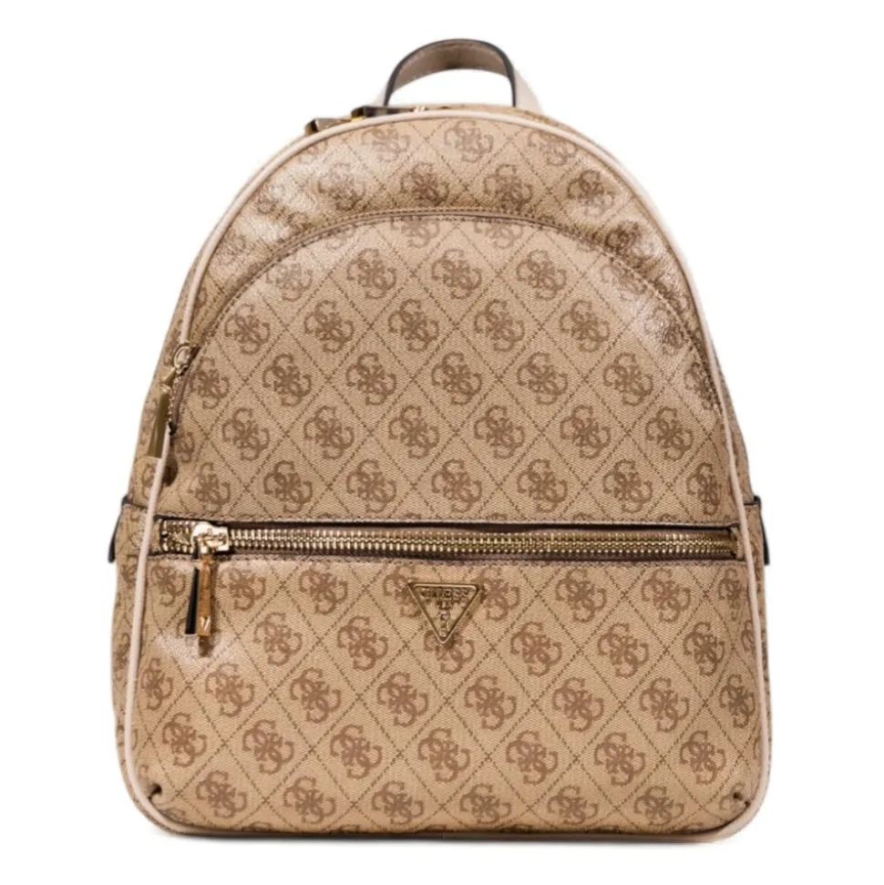 Eleganter Rucksack mit Logo-Muster