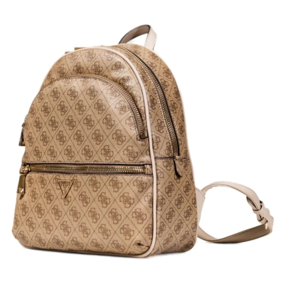 Eleganter Rucksack mit Logo-Muster