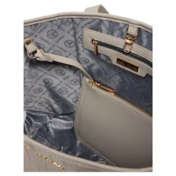Eleganter Shopper mit geprägtem Logo