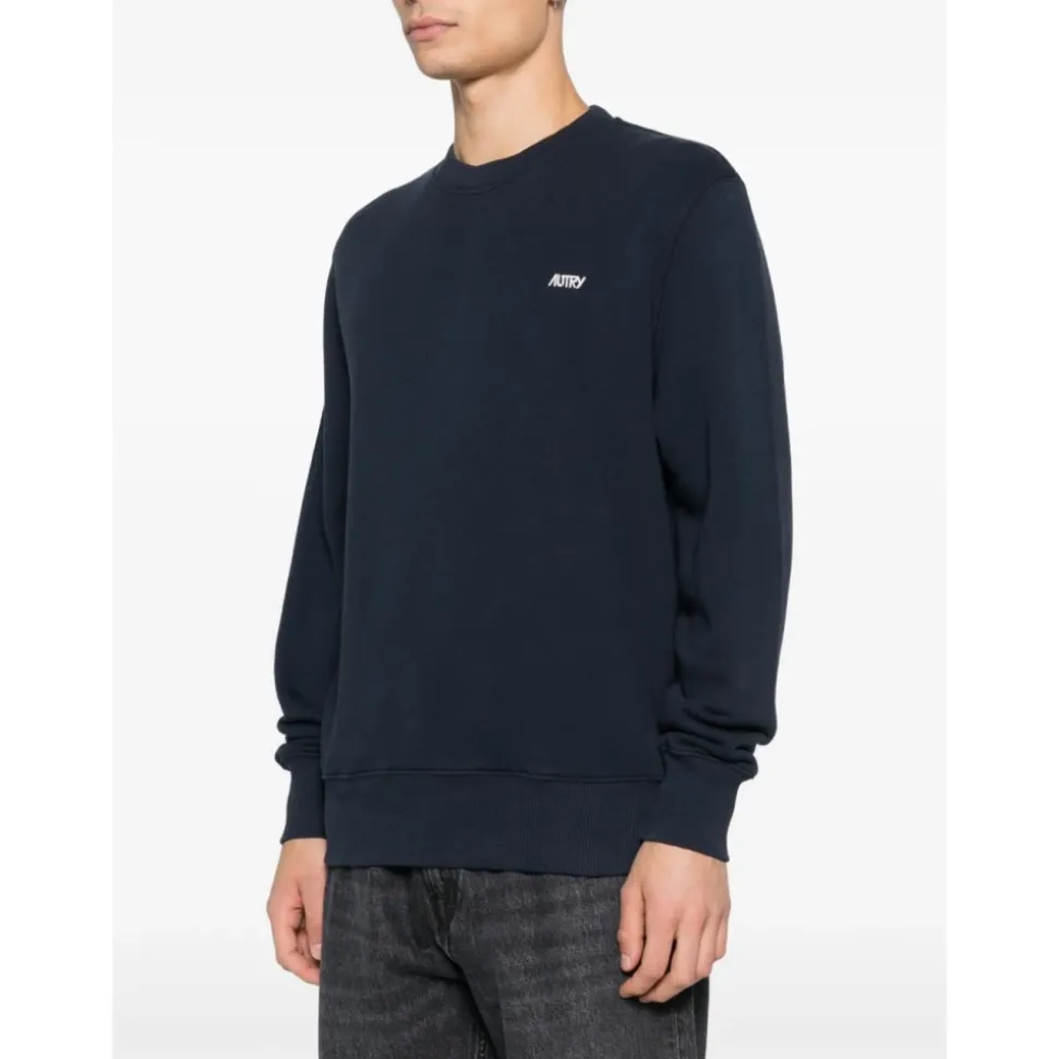 Embroidered Logo Crewneck Sweatshirt