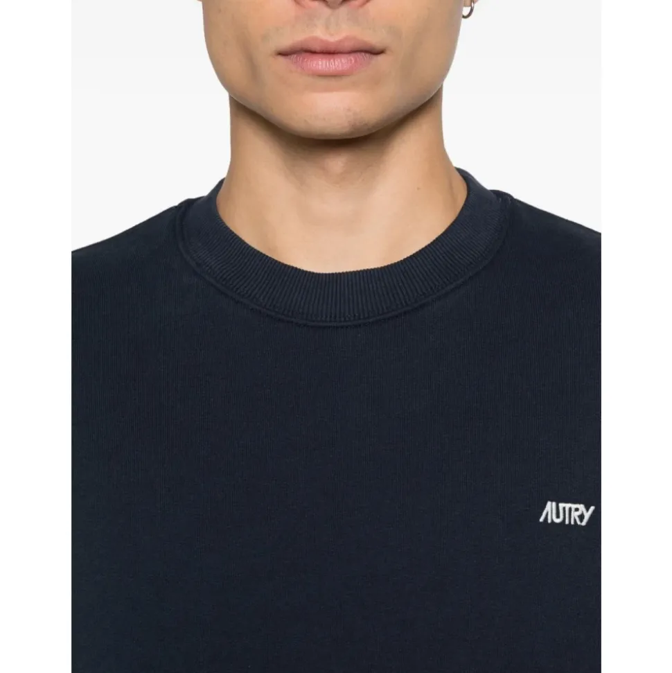 Embroidered Logo Crewneck Sweatshirt