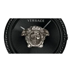 Empire Schwarze Leder Quarzuhr