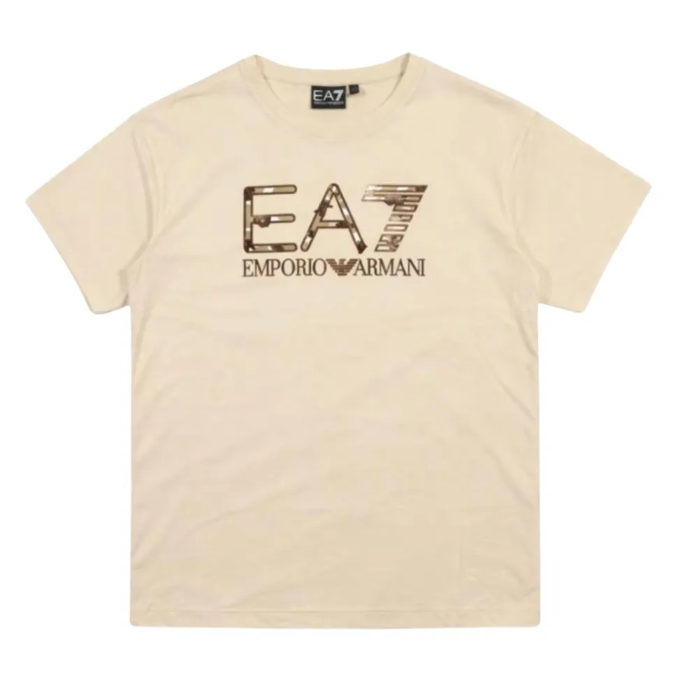 Emporio Armani T-Shirts und Polos Sand