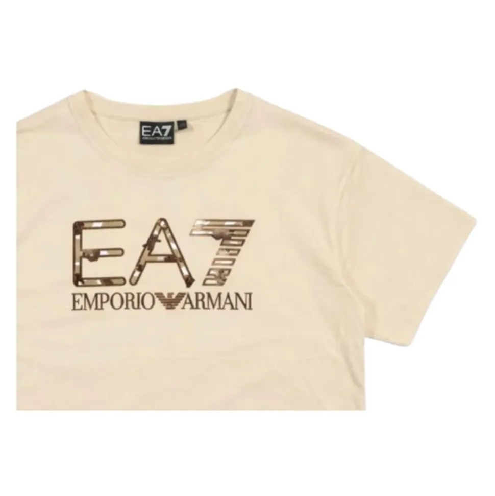 Emporio Armani T-Shirts und Polos Sand