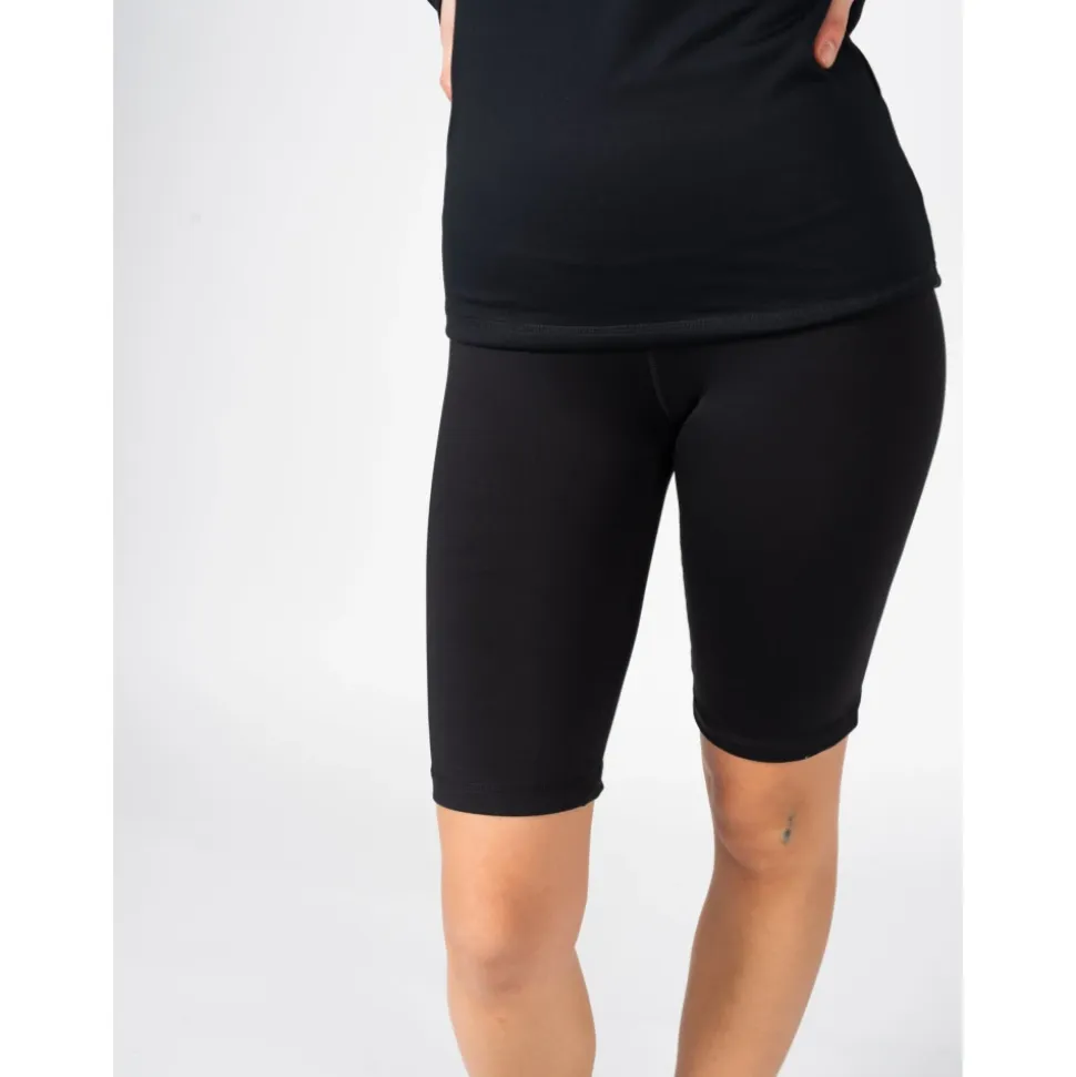 Eng anliegende Leggings mit hoher Taille