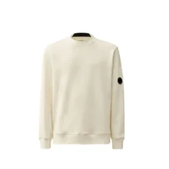 Erhöhter Fleece-Sweatshirt Diagonaler Stil