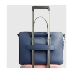 Erweiterbare, schmale Damen Laptoptasche mit iPad®-Fach, stoßfest ausgepolstert und RFID-geschützt