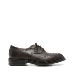 Espresso Gebrannte Schnürschuhe