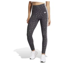 Essentials 3-Streifen Animal Print Leggings