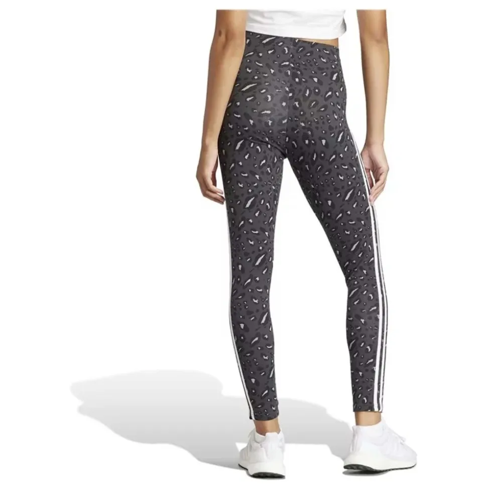 Essentials 3-Streifen Animal Print Leggings