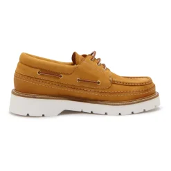Explorer Bootsschuhe aus Kamelnubuk