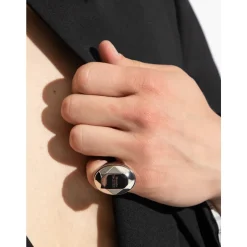 Faceted Stone Ring