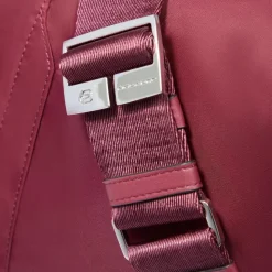 Faltbare Reisetasche Damen aus Stoff und Leder mit Tasche für Piquadro Smart Tracker