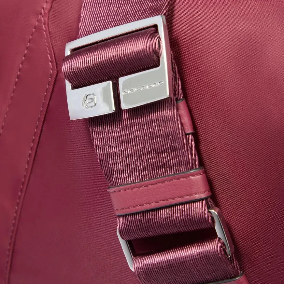 Faltbare Reisetasche Damen aus Stoff und Leder mit Tasche für Piquadro Smart Tracker