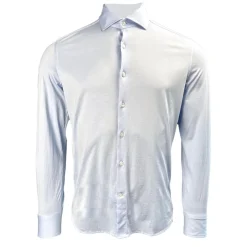 Feines Jersey Hellblaues Hemd