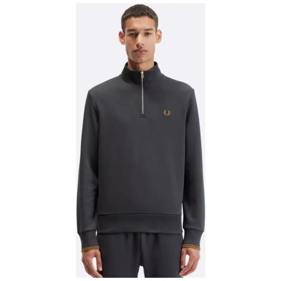 Felpa Mezza Zip
