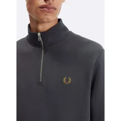 Felpa Mezza Zip