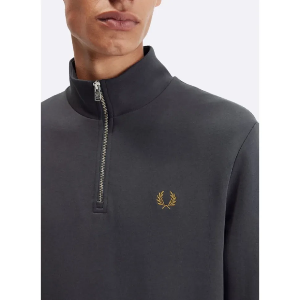Felpa Mezza Zip