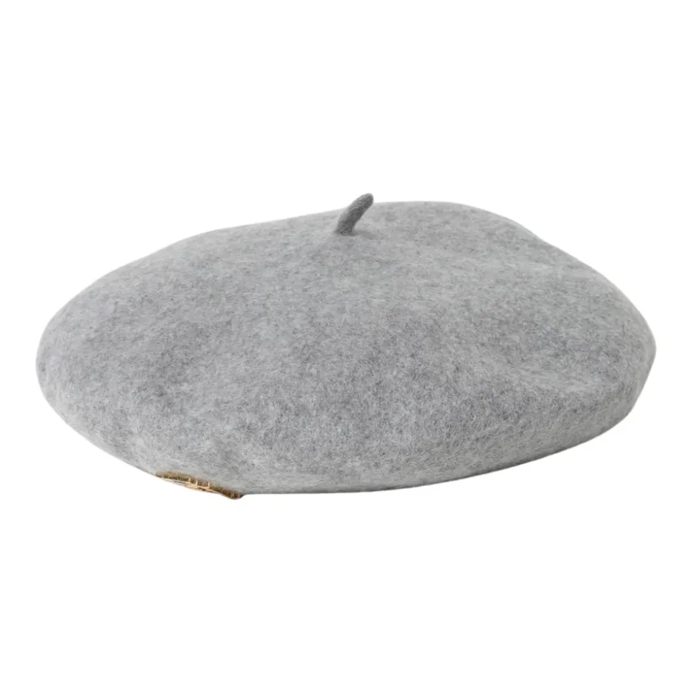 Felt-Beret mit Verzierung