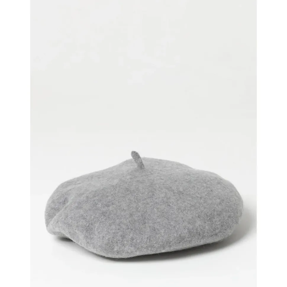 Felt-Beret mit Verzierung