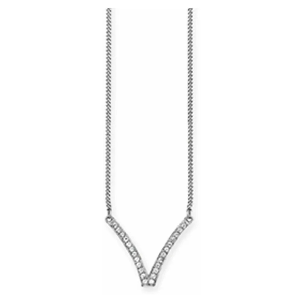 Fine Line V-Shaped Necklace