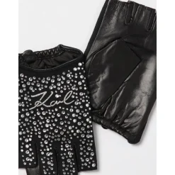 Fingerlose Handschuhe mit Strasssteinen