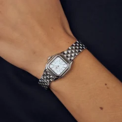 Fiorella Edelstahl Uhr mit Saphirglas