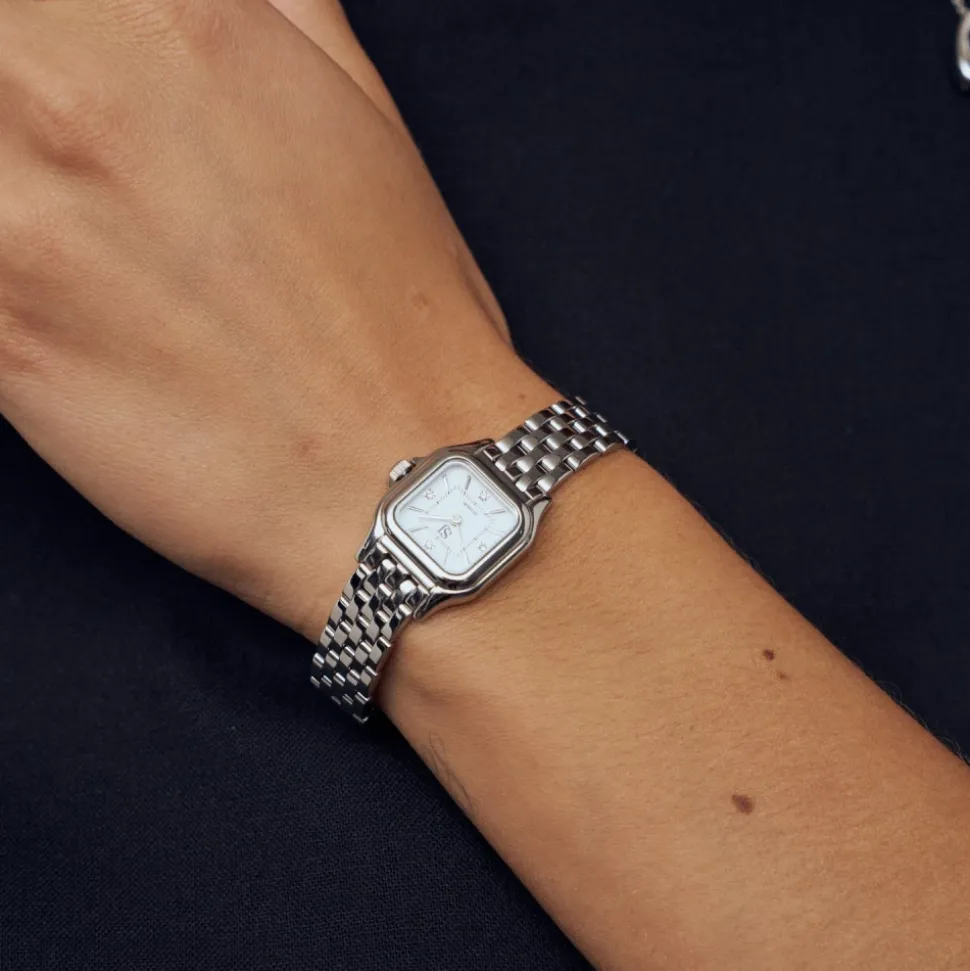 Fiorella Edelstahl Uhr mit Saphirglas