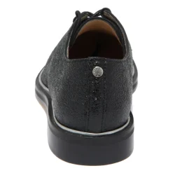 Flache Lederschuhe mit Schnürung