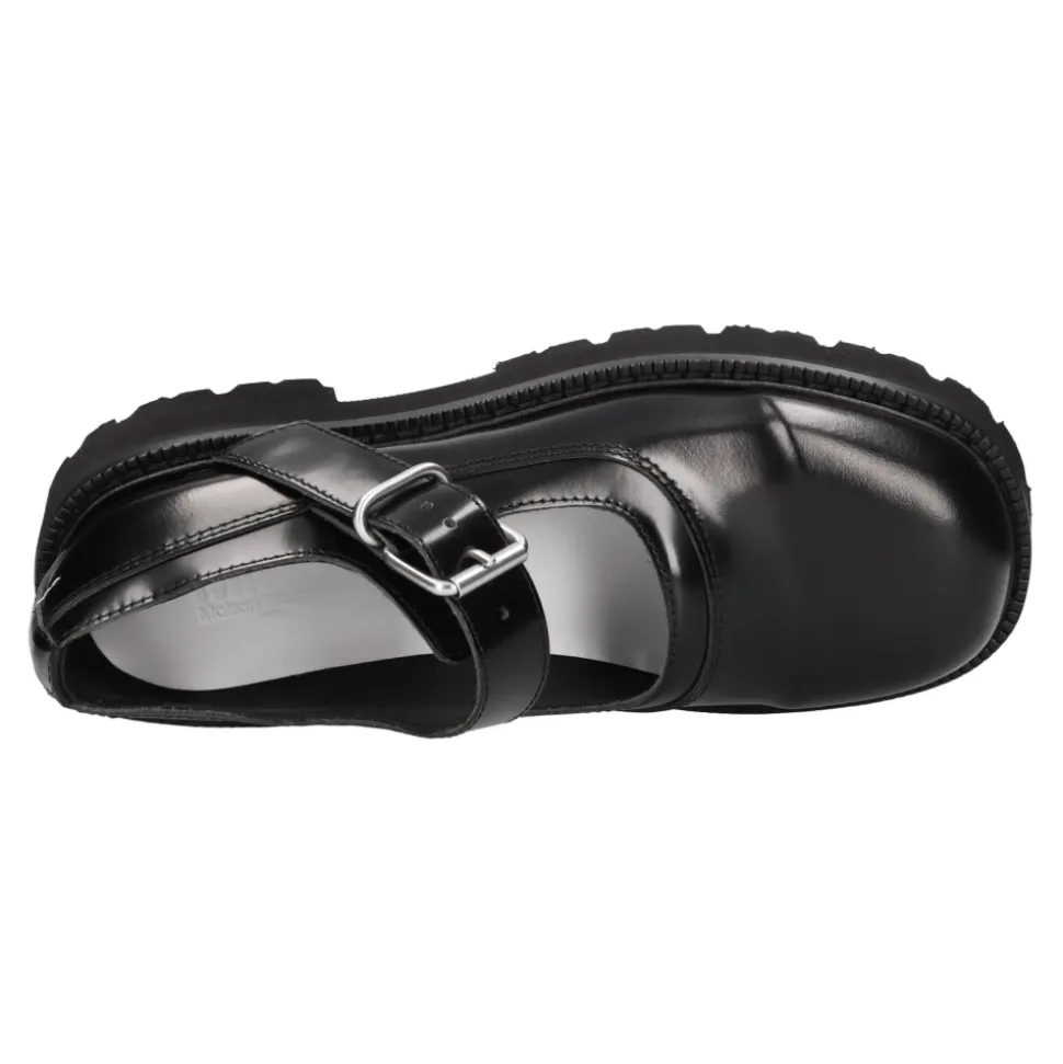 Flache Schuhe Schwarz