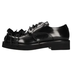 Flache Schuhe Schwarz