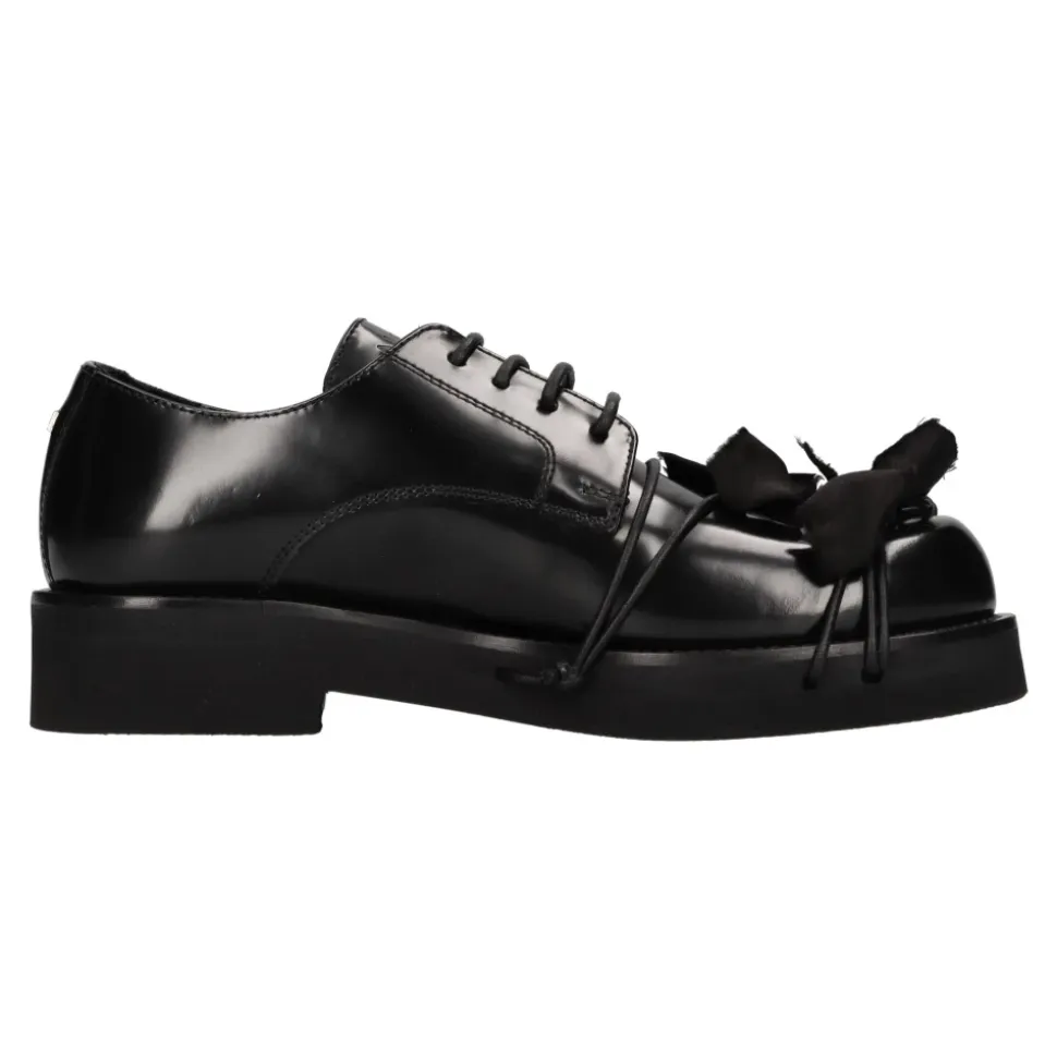 Flache Schuhe Schwarz